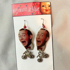 Pee wee new big adventure earrings